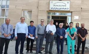 بازدید و بررسی پرونده موردی در شهرستان کلیبر مرکز جامع سلامت آبش احمد