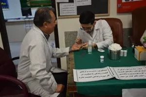 غربالگری گسترده قند خون و آموزش جامع دیابت در مرکز آموزشی درمانی امام رضا (ع) همزمان با هفته دیابت