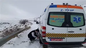 نجات هوایی دو مادر باردار از منطقه برفگیر چاراویماق توسط اورژانس آذربایجان شرقی