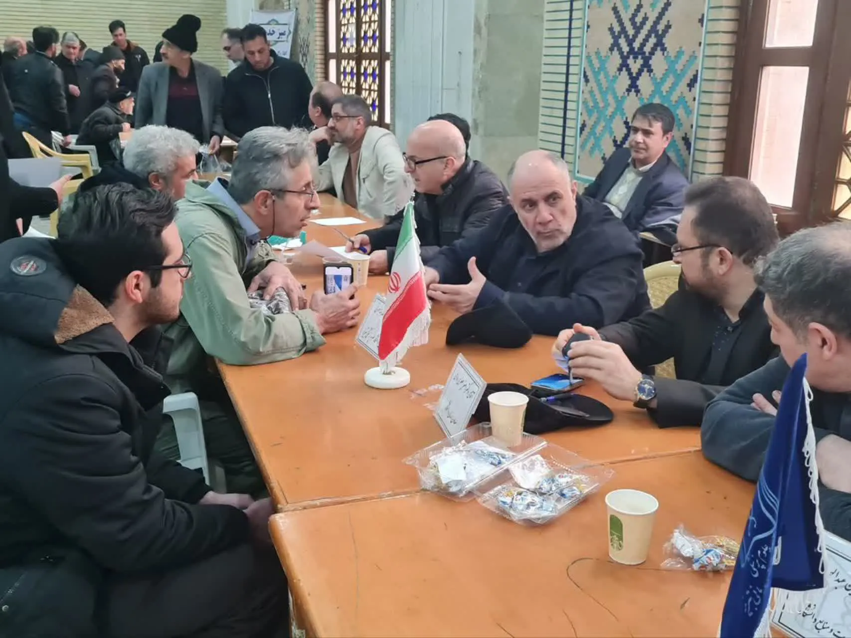 میز خدمت دانشگاه علوم پزشکی تبریز با حضور مسئولین دانشگاه در محل مصلی حضرت امام خمینی رحمت الله تبریز