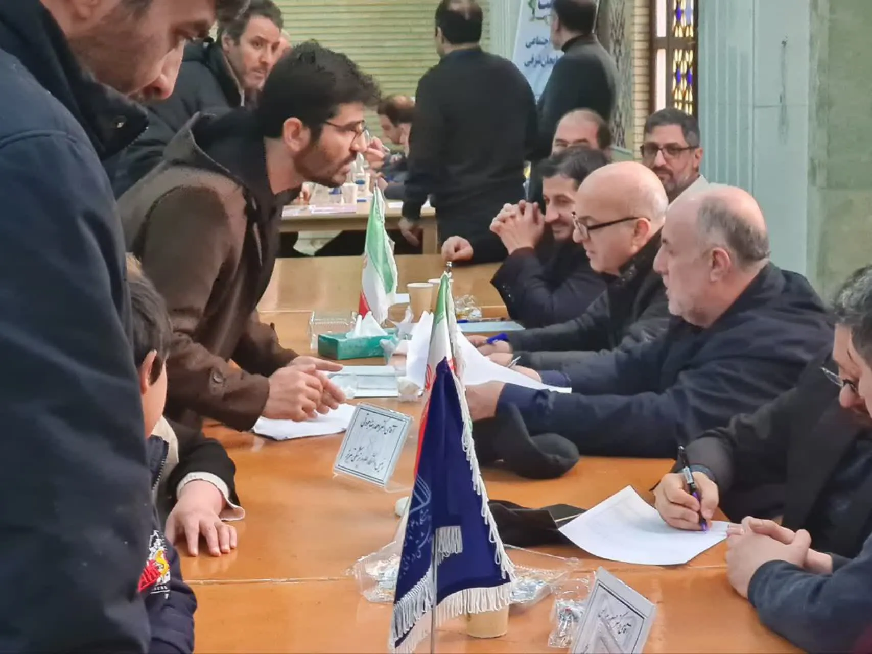 برگزاری میز خدمت دانشگاه علوم پزشکی تبریز