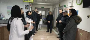 بازدید رئیس دانشگاه علوم پزشکی تبریز از مرکز آموزشی، درمانی سینا تبریز