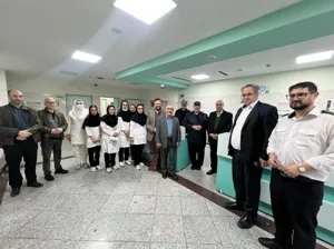 حضور رئیس دانشگاه علوم پزشکی تبریز در بیمارستان‌های شهید مدنی و کودکان مردانی‌آذر در نخستین روز فروردین
