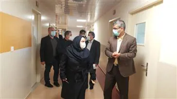 بازديد معاون  درمان از بيمارستان دانشكده دندانپزشكي