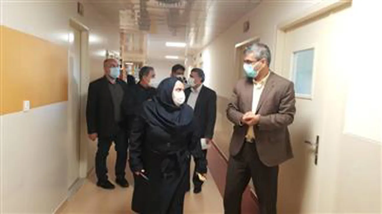بازديد معاون  درمان از بيمارستان دانشكده دندانپزشكي