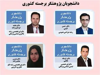 انتخاب دانشجوی پژوهشگر برجسته کشوری مطابق بند ک کمیته کشوری تحقیقات دانشجویی