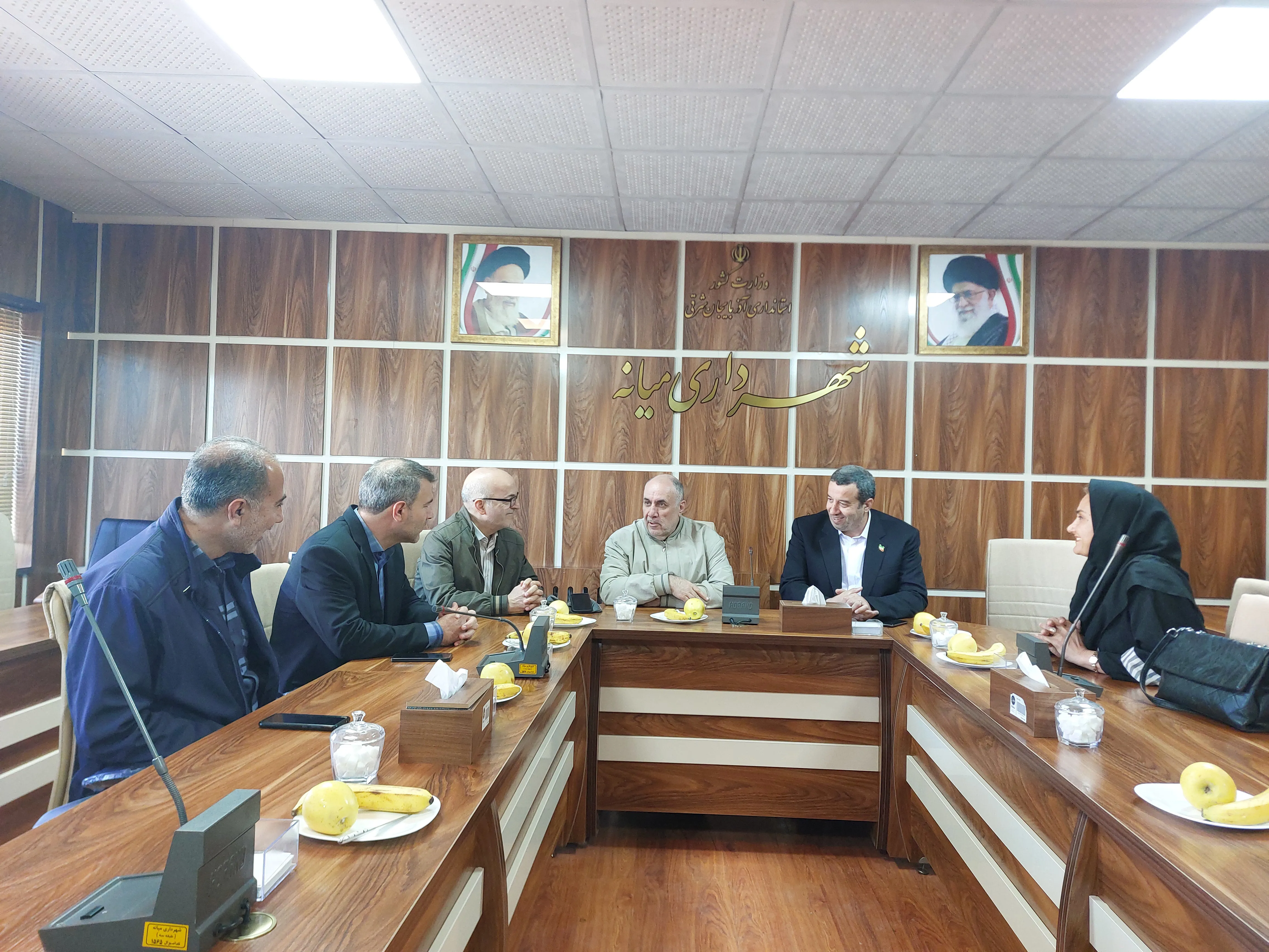 نشست دکتر احمدرضا جودتی و شهردار میانه برای پیشبرد طرح توسعه بیمارستان برکت