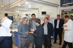 بازدید نماینده مردم تبریز از مرکز آموزشی درمانی شهدای تبریز