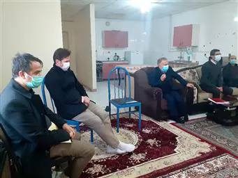 ازدید مدیر شبکه بهداشت و درمان شهرستان مرند دکتر صمد طاهری ، معاون بهداشتی و مسئول کمیته های تخصصی ، از مراحل اجرایی طرح شهید حاج قاسم سلیمانی مرکز جامع سلامت شهری و روستایی کشکسرای
