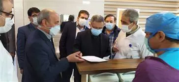 بازدید معاون درمان وزارت بهداشت از مرکز آموزشی درمانی شهید مدنی 