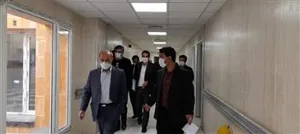 بازدید دکتر صمومی از بیمارستان جدید آذرشهر