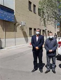 بازدیدمعاون محترم درمان دانشگاه ازمرکزآموزشی درمانی طالقانی وبخش ویژه بیماران مبتلابه کرونا