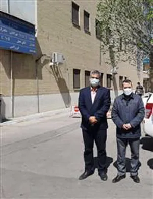 بازدیدمعاون محترم درمان دانشگاه ازمرکزآموزشی درمانی طالقانی وبخش ویژه بیماران مبتلابه کرونا