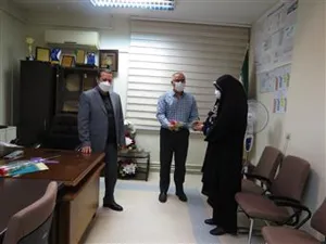 حضور مشاورمحترم بانوان استانداری سرکارخانم دکترصادقزاده درمرکز طالقانی