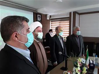 مراسم ارتقای درجه بیمارستان فاطمیه شبستر