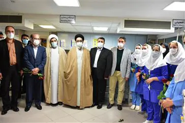 حضور نماینده معزز ولی فقیه و امام جمعه محبوب تبریز در بیمارستان کودکان