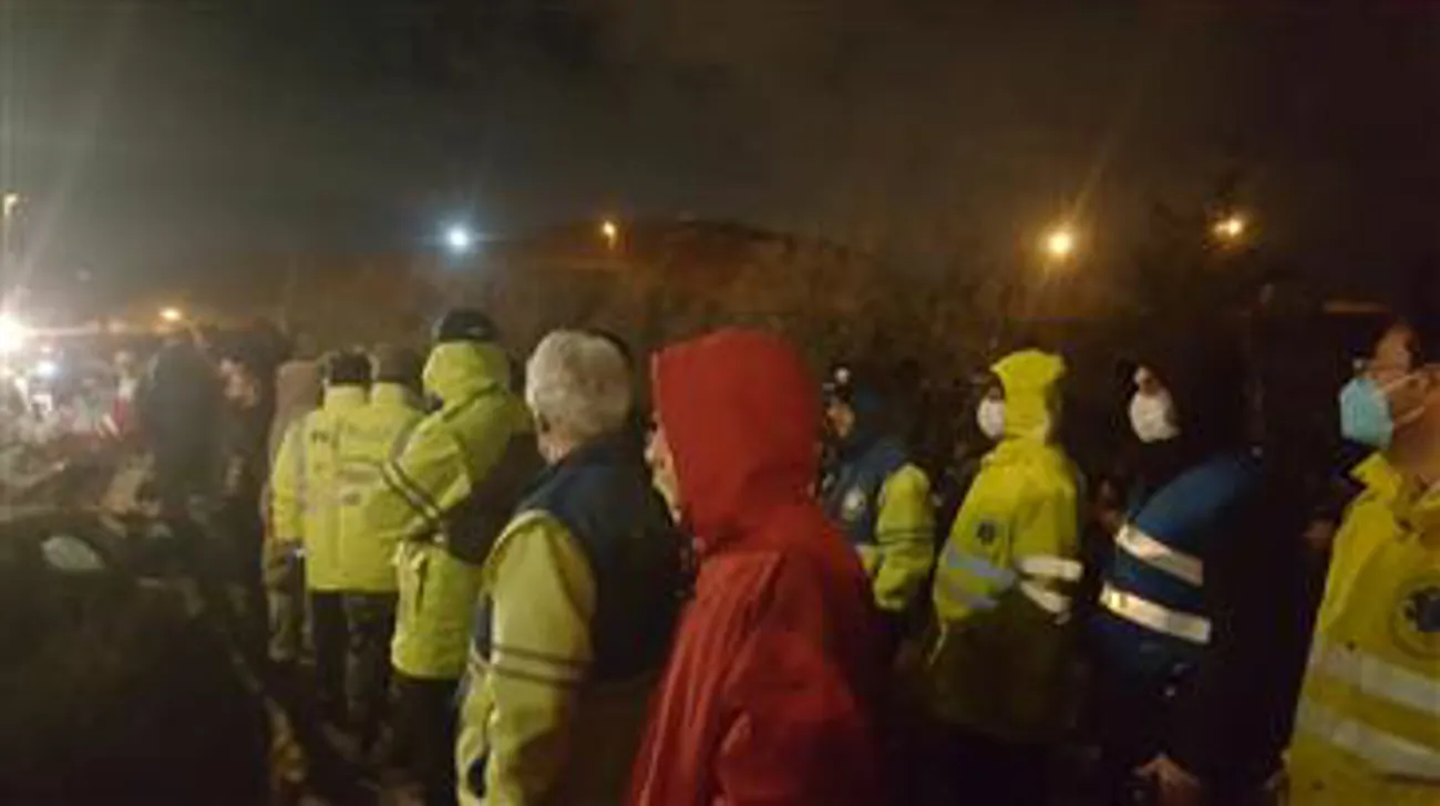 پنج فوتی و پانزده مصدوم در حادثه ریزش ساختمان پنج طبقه در تبریز