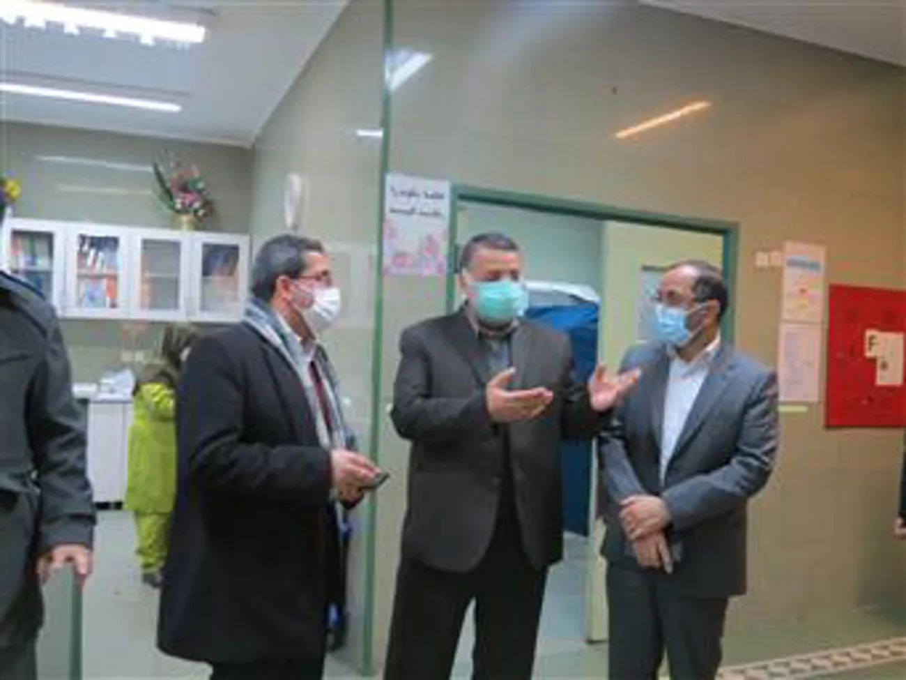 حضور رئیس دانشگاه  درمرکز طالقانی 