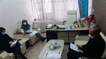 حضور دکترعلی جنتی معاون توسعه مدیریت ومنابع دانشگاه در بیمارستان الزهرا(س)
