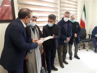 برگزاری آیین تکریم و معارفه سرپرست شبکه بهداشت و درمان کلیبر