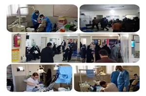 برگزاری اردوی جهادی پزشکی و دندان پزشکی در منطقه شهرک شهید چمران (آخماقیه) تبریز