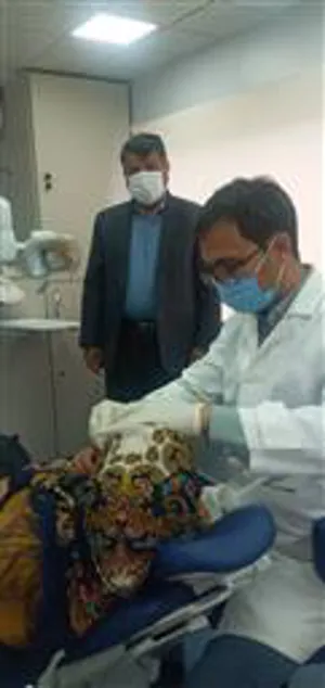 ارائه خدمات رایگان دندانپزشکی در مناطق محروم شهرستان کلیبر  