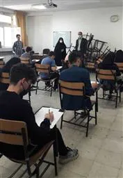 بازدید مدیر امور آموزشی دانشگاه  علوم پزشکی تبریز از نحوه برگزاری امتحانات دانشجویان دانشکده پرستاری ومامائی