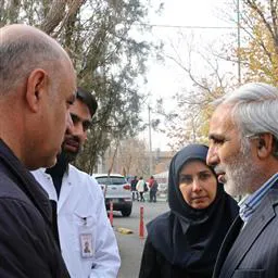 بازدید سرزده فرماندارشهرستان تبریز از مرکز آموزشی و درمانی پژوهشی رازی تبریز 