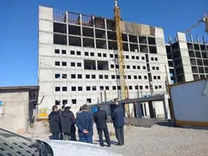 بازدید رییس دانشگاه علوم پزشکی تبریز از پروژه های عمرانی درحال ساخت