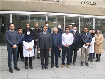 بازدید ریاست دانشگاه از گروه پروتزهای دندانی دانشکده دندانپزشکی
