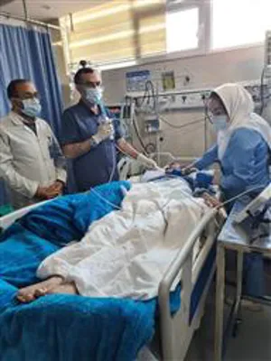 انجام پرسیجربرونکسکوپی و تراکئوستومی برای نخستین بار در مرکز آموزشی پژوهشی و درمانی طالقانی