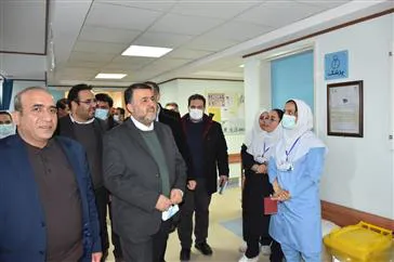  بازدید نماینده مردم سراب در مجلس شورای اسلامی و رئیس دانشگاه علوم پزشکی تبریز از مراکز بهداشتی و درمانی شهرستان سراب