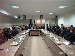 برگزاری مراسم تودیع و معارفه مدیر منابع فیزیکی ونظارت برطرح های عمرانی