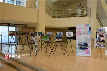 تصویری/ برگزاری نمایشگاه دستاورد وفعالیت های جهادی دانشگاه