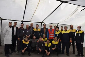 برگزاری مانور هزمت در بیمارستان امام رضا(ع) تبریز