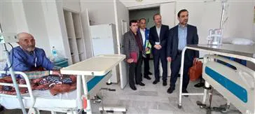بازدید دکتر احمدیان مسئول نظارت و اعتبار بخشی امور درمان وزارت بهداشت و دکتر ایرجیان