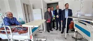 بازدید دکتر احمدیان مسئول نظارت و اعتبار بخشی امور درمان وزارت بهداشت و دکتر ایرجیان