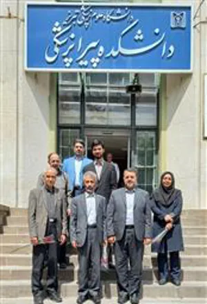 تقدیر رئیس دانشگاه علوم پزشکی تبریز از رئیس و اساتید دانشکده پیراپزشکی دانشگاه علوم پزشکی تبریز