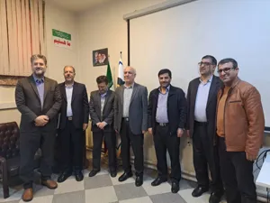مراسم تودیع ومعارفه مسئول حراست مرکز آموزشی درمانی علوی 