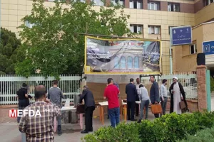 ایستگاه صلواتی به مناسبت سالروز ولادت باسعادت امام رضا علیه السلام و دهه مبارک کرامت