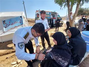 ارائه خدمات اورژانس دانشگاه علوم پزشکی تبریز به 483 نفر از زائرین اربعین حسینی