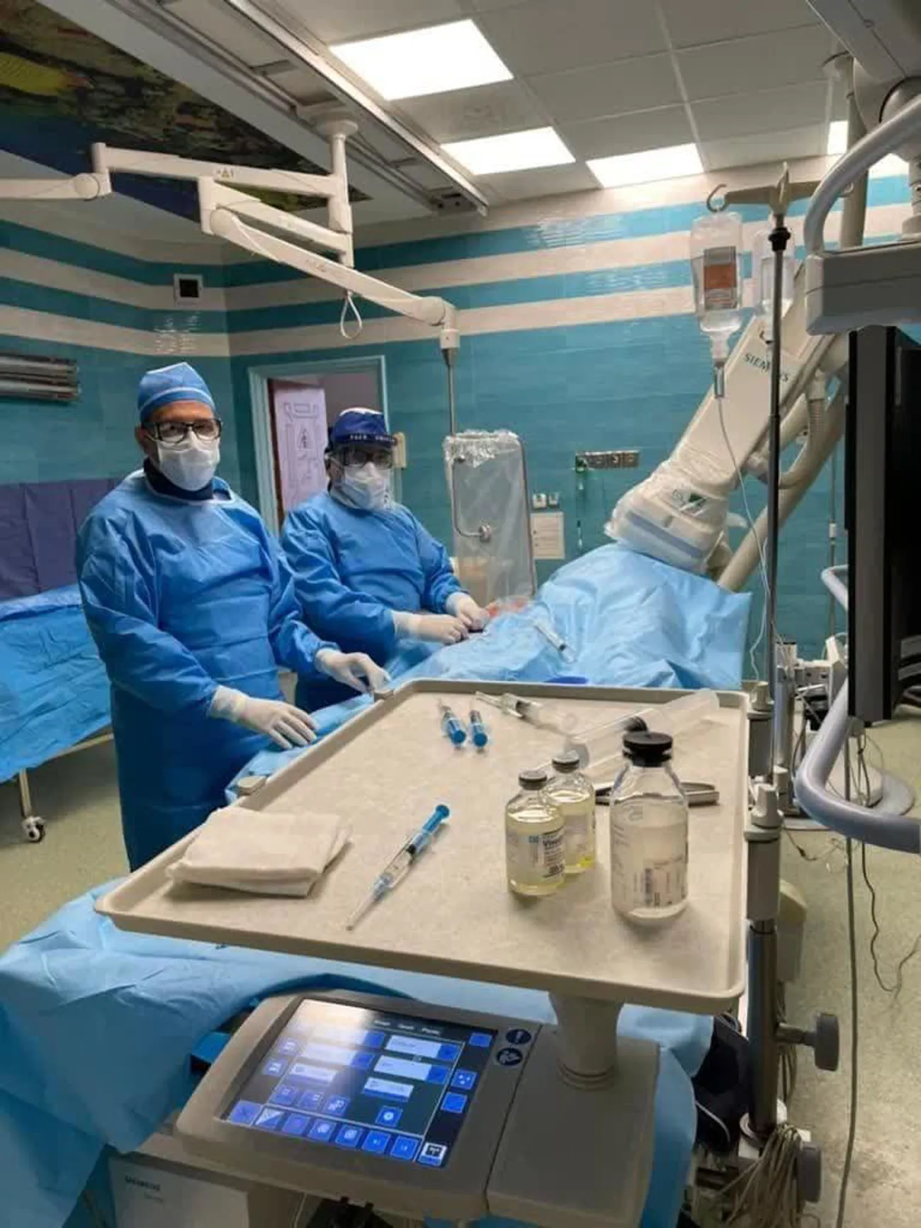 تعبیه موفقیت آمیز دریچه میترال بدون عمل جراحی در قلب بیمار در بیمارستان شهید مدنی تبریز