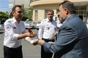 دیدار رئیس دانشگاه علوم پزشکی تبریز با پرسنل فوریت های پزشکی و اورژانس استان 