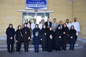 بازدید رئیس اداره اعتباربخشی وزارت بهداشت