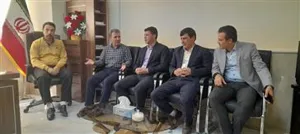 دیدار و گفتگو ریاست شبکه بهداشت و درمان  با رئیس و کارکنان اداره ورزش و جوانان شهرستان بمناسبت هفته گرامیداشت تربیت بدنی 