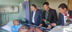 دیدار رئیس شبکه  از بیماران کلیوی بمناسبت هفته حمایت از بیماران کلیوی
