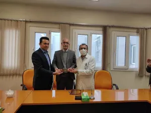 انعقاد تفاهم نامه همکاری موسسه خیریه بیمارستان امام رضا(ع) تبریز و بانک رسالت