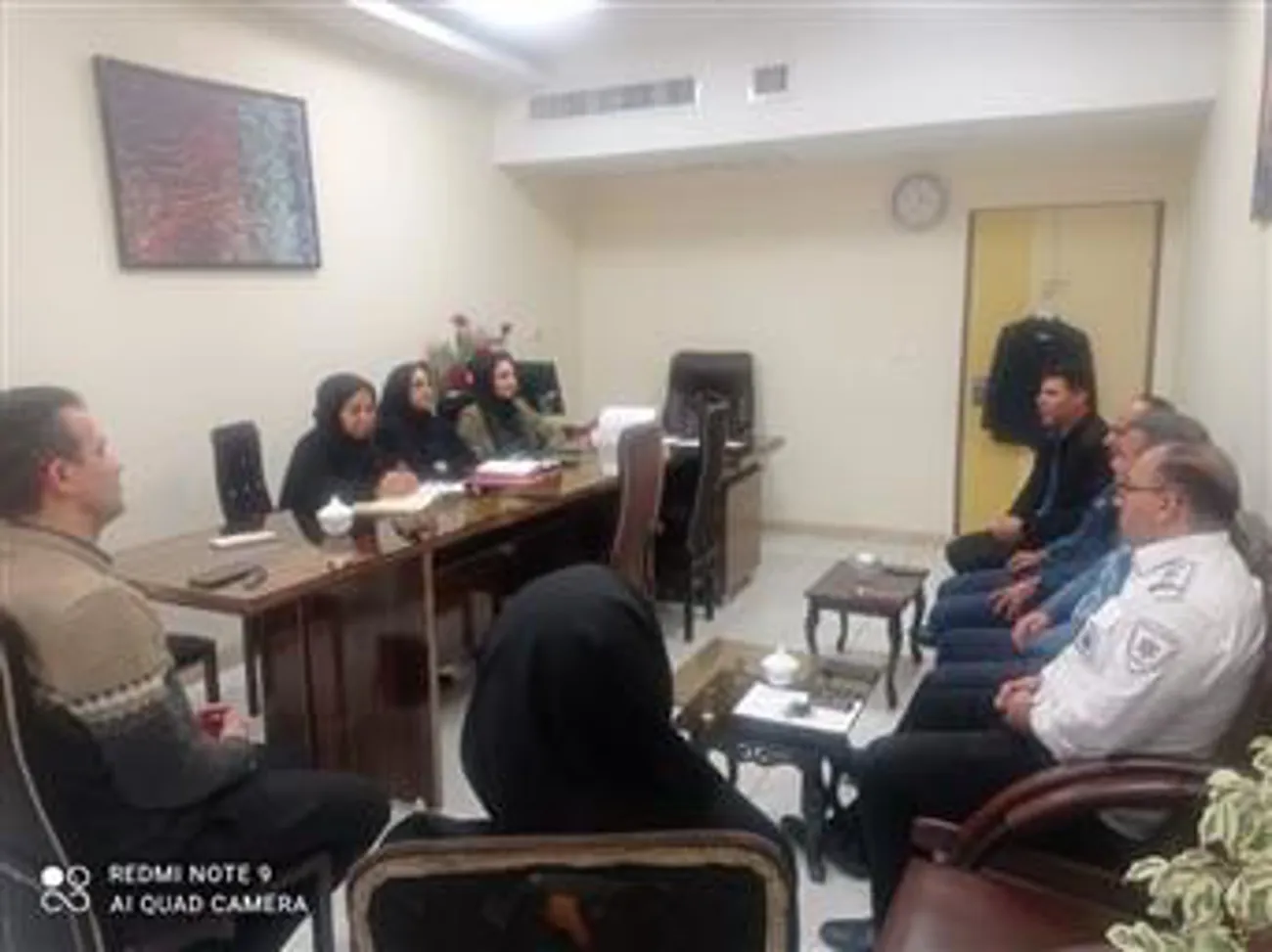 کمیته درون‌ بخشی نجات مادران باردار با حضور ریاست شبکه بهداشت ودرمان