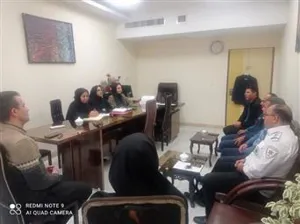 کمیته درون‌ بخشی نجات مادران باردار با حضور ریاست شبکه بهداشت ودرمان