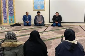 دیدار مشاور محترم معاون فرهنگی و دانشجویی وزارت بهداشت با دانشجویان خوابگاه تلاش